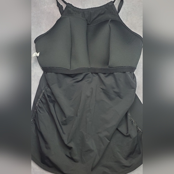 CACIQUE Swim Tankini Top Built-In No-Wire‎ Bra Size 20 - Picture 14 of 16